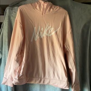 Pink Nike hoodie